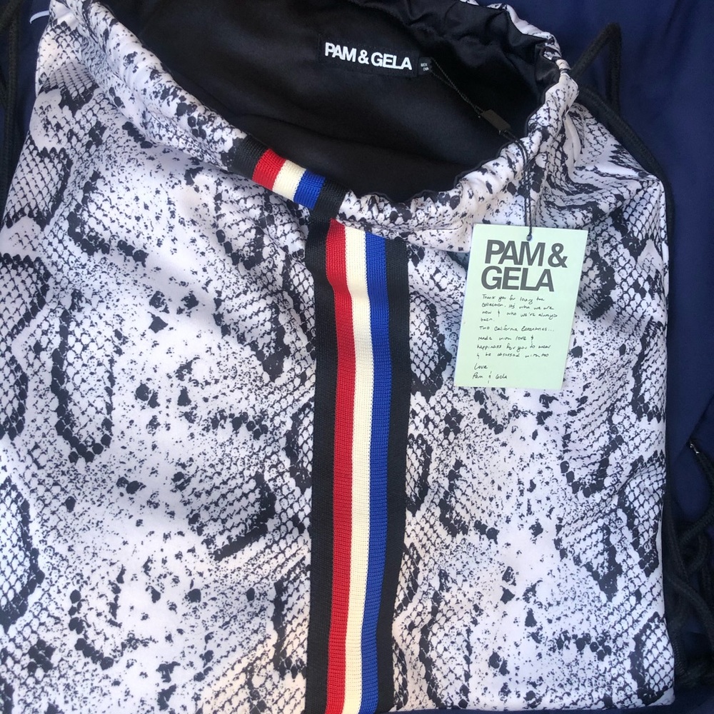 Pam & Gela Bags | Nwt Python Snake Print Backpack